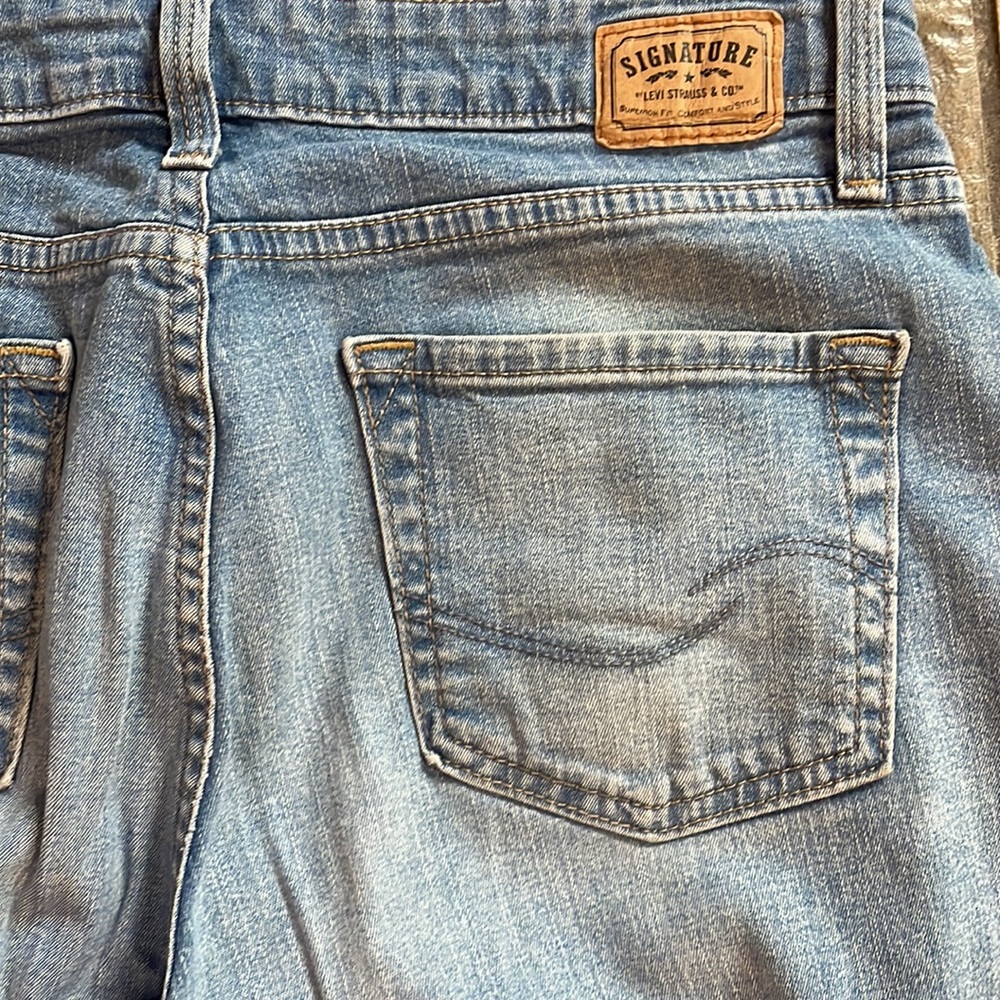 Signature by Levi Strauss At Waist Bootcut Denim Jeans - Picture 9 of 10